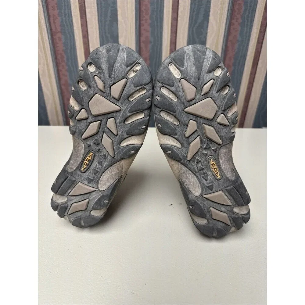 Keen E Event Women's Size 8 Hiking Boots Waterproof Brown Leather Lace Up Ankle